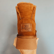 Load image into Gallery viewer, XTI Vegan Faux Sheepskin Boot Cognac