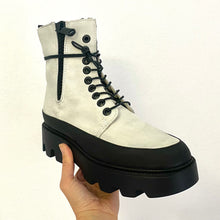 Load image into Gallery viewer, Mjus Women's Chunky Leather Boot Off White