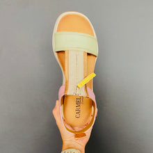 Load image into Gallery viewer, Carmela Leather Zip Sandals Multi