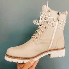 Load image into Gallery viewer, Carmela Women's Leather Boot Beige