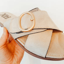 Load image into Gallery viewer, XTi Vegan Buckle Sandal Taupe