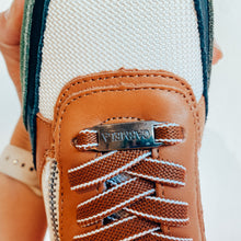 Load image into Gallery viewer, Carmela Zip Leather Women's Trainers Tan / Green