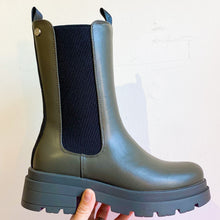 Load image into Gallery viewer, XTI Vegan Chunky Womens Chelsea Boot Khaki