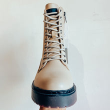 Load image into Gallery viewer, XTI Vegan Chunky Biker Boot Beige