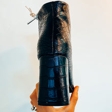 Load image into Gallery viewer, XTI Vegan Block Heel Women's Ankle Boot Black