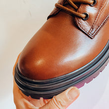 Load image into Gallery viewer, Carmela Women's Chunky Leather Boot Tan