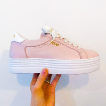 Load image into Gallery viewer, Mjus Soft Leather Chunky Womens Trainers Pink