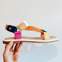 Load image into Gallery viewer, Carmela Leather Adjustable Sandals Multi