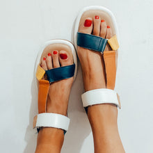 Load image into Gallery viewer, Carmela Leather Adjustable Sandals Multi