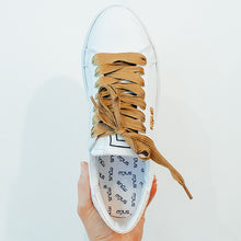 Load image into Gallery viewer, Mjus Soft Leather Chunky Womens Trainers White