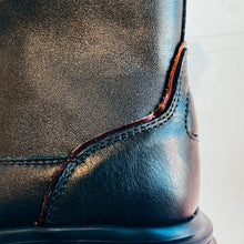 Load image into Gallery viewer, Carmela Chunky Women's Leather Zip Boot Black