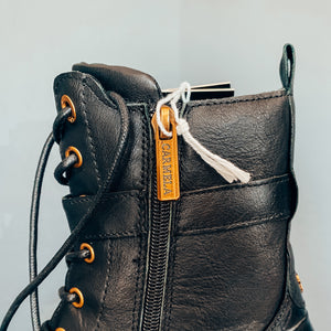 Carmela Women's Leather Buckle Boot Black