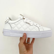 Load image into Gallery viewer, Carmela White Quilted Leather Women’s Trainers