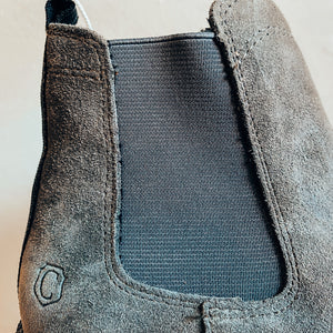 Carmela Women's Leather Chelsea Boot Grey