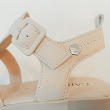 Load image into Gallery viewer, Carmela Leather Chunky Gladiator Sandals Cream
