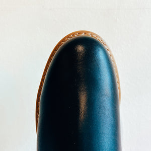 Carmela Women's Leather Chelsea Boot Black
